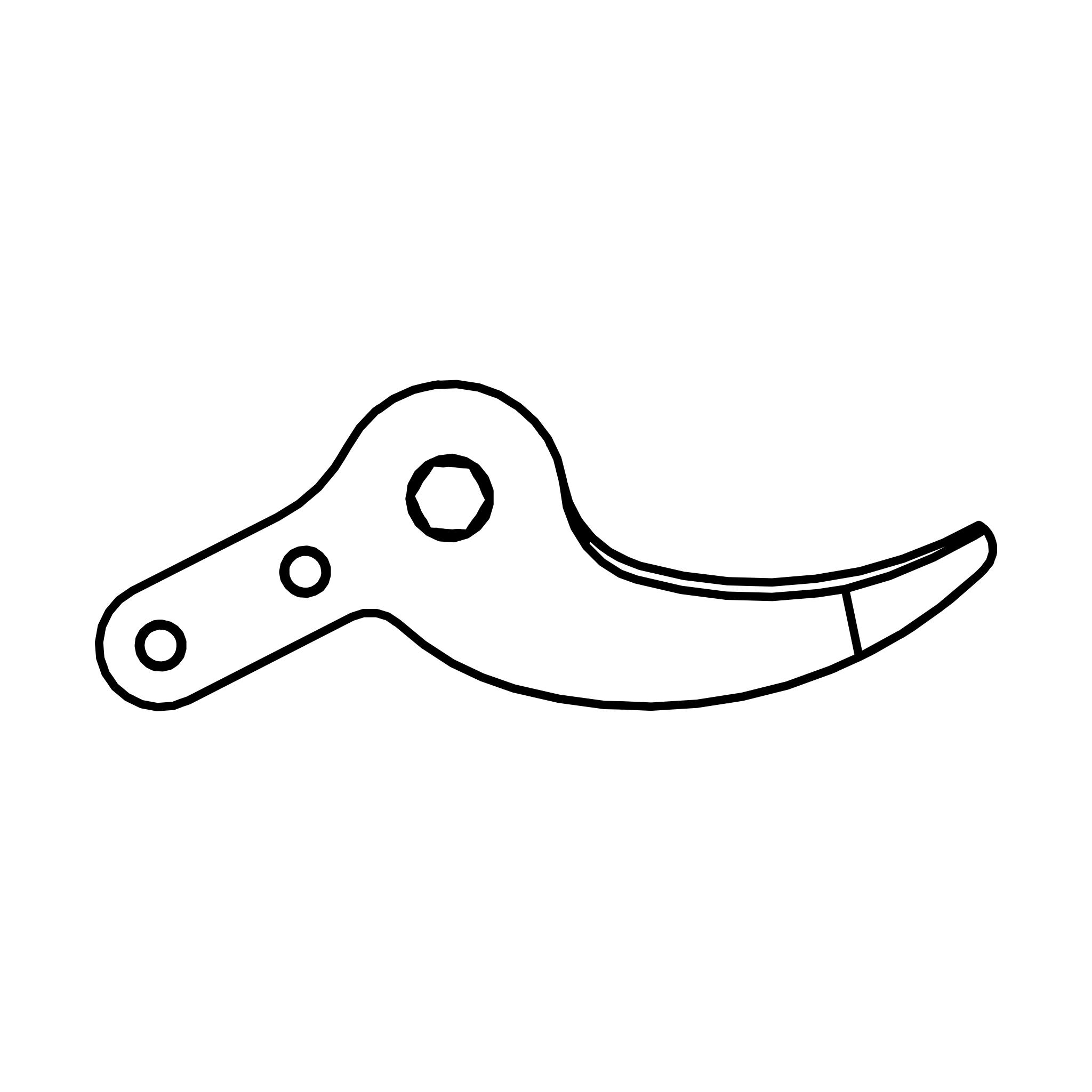 800G/2 Counter blade - left-handed - Product - Main View