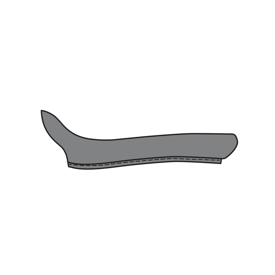 8/35br Elite Blade handle grip brown leather - Product - Main View