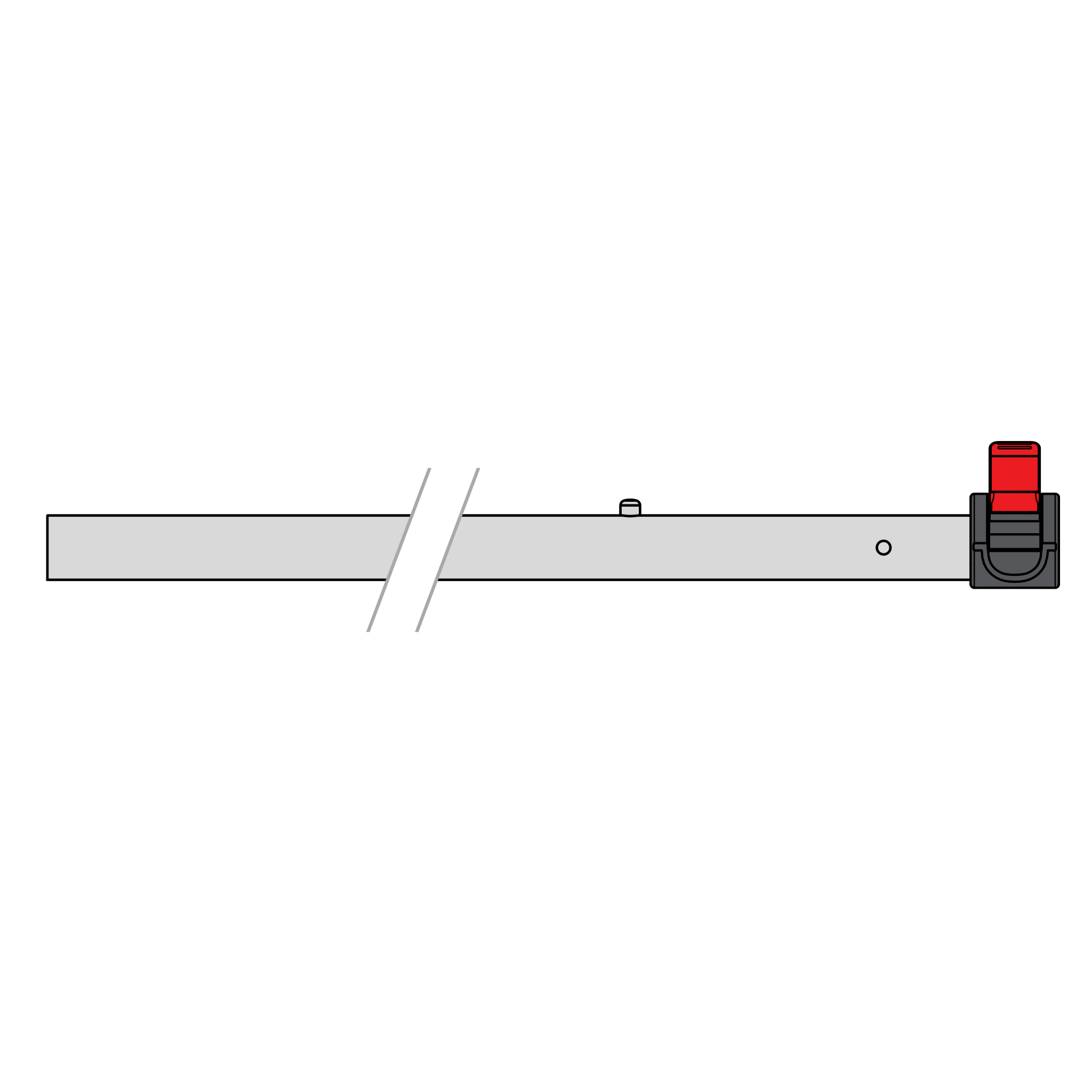 684/92 Upper intermediate tube - Product - Main View