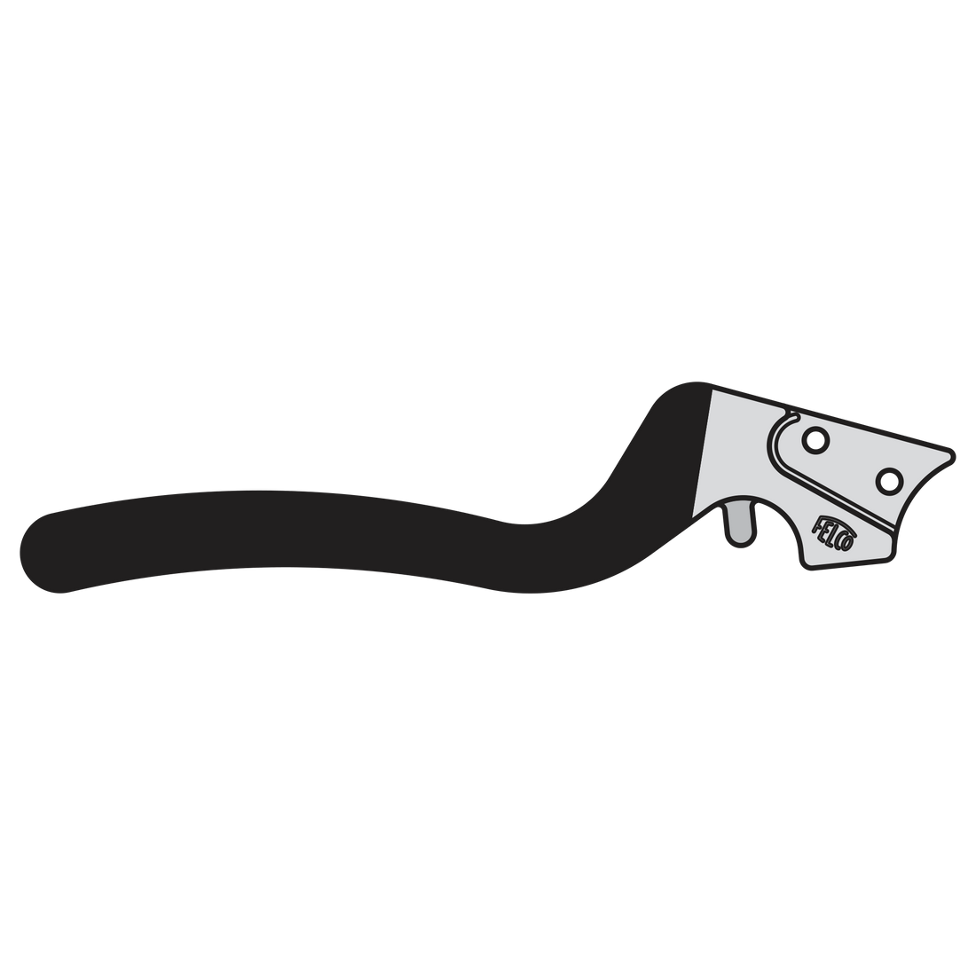9/2 Complete handle assembly without counter blade - Product - Main View