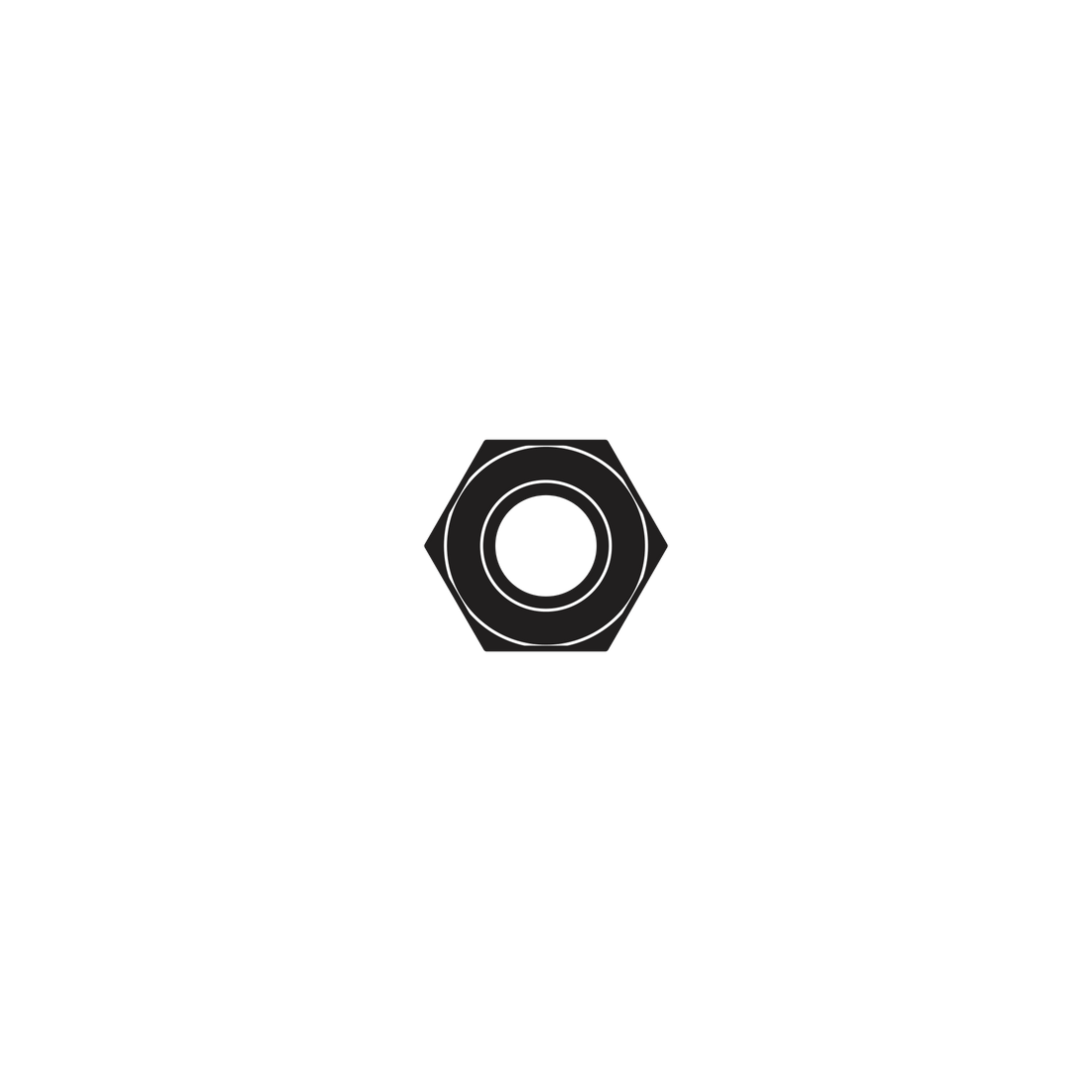 C108/8 Nut - Product - Main View