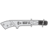 C16/2 Handle with grip and pin - Product - Main View