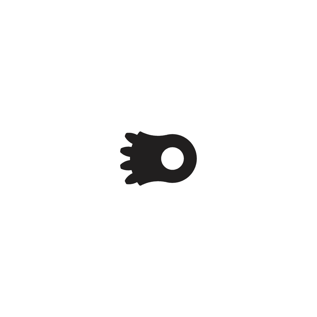 2/16 Toothed segment - Product - Main View