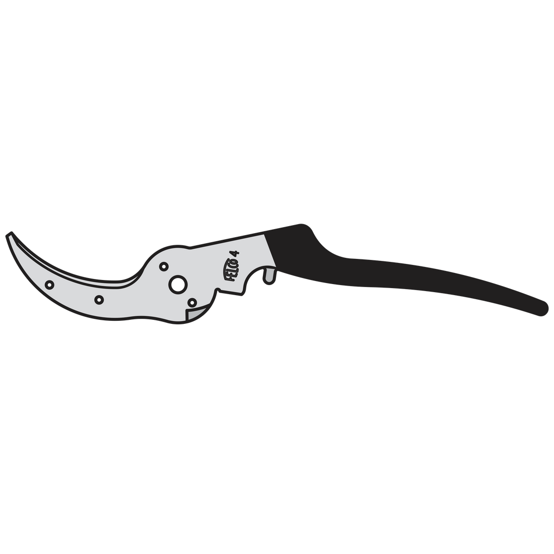 4/2 Complete handle assembly without counter blade - Product - Main View